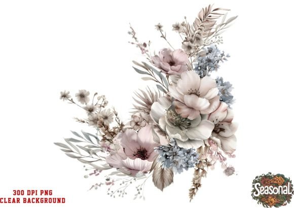 Download Watercolor Floral Graphics - Floral Collection